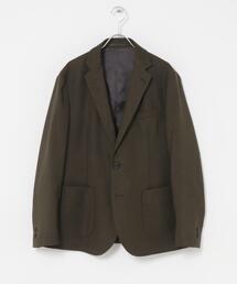 LIFE STYLE TAILOR ウールライクツイルコンフォータブルジャケット
