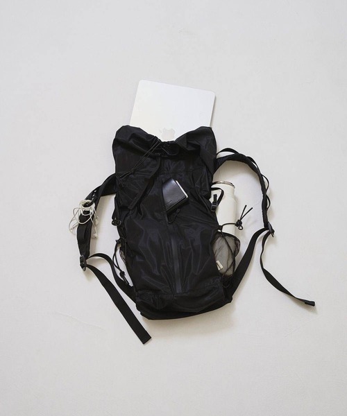 TODAYFUL(トゥデイフル)の「【TODAYFUL/トゥデイフル】Useful Sheer Backpack/シアーバックパック/リュック(バックパック/リュック・レディース・キナリ/ブラック/ライトブルー・FREE)」の2枚目の写真