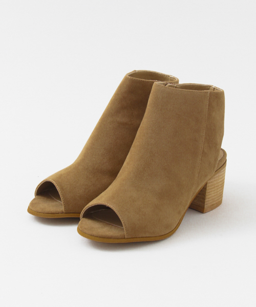 URBAN RESEARCH（アーバンリサーチ）の「jujube オ-プントゥブ-ティ（サンダル・レディース・ブラック/キャメル・36/37/38）」の2枚目の写真