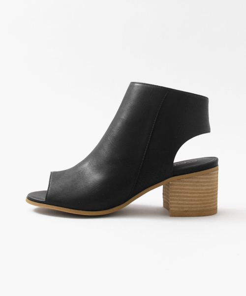 URBAN RESEARCH（アーバンリサーチ）の「jujube オ-プントゥブ-ティ（サンダル・レディース・ブラック/キャメル・36/37/38）」の4枚目の写真