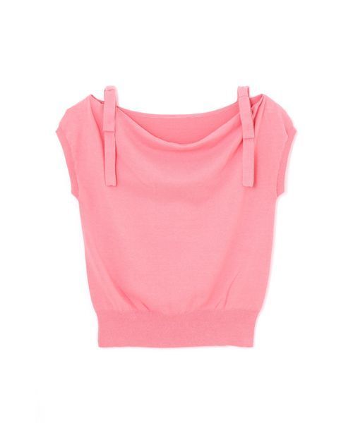 PROPORTION BODY DRESSING（プロポーションボディドレッシング）の「【Ray 7月号掲載】【Cancam 6月号掲載】コンビドコットンニット（ニット/セーター・レディース・ホワイト/ブルー/ピンク系その他/カーキ・2/3）」の4枚目の写真