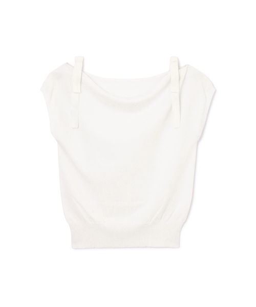 PROPORTION BODY DRESSING（プロポーションボディドレッシング）の「【Ray 7月号掲載】【Cancam 6月号掲載】コンビドコットンニット（ニット/セーター・レディース・ホワイト/ブルー/ピンク系その他/カーキ・2/3）」の2枚目の写真