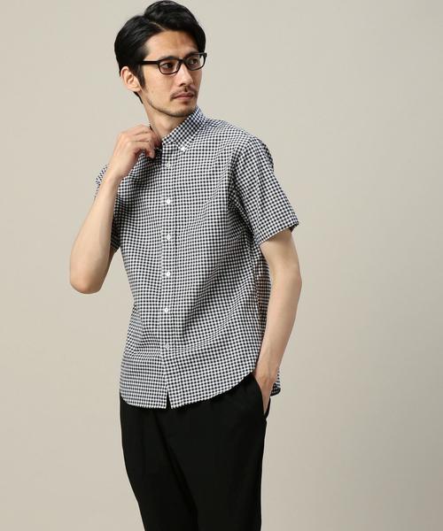 BEAUTY&YOUTH UNITED ARROWS(ビューティーアンドユースユナイテッドアローズ)の「BY オックスフォード ギンガムチェック ボタンダウンシャツ◆(シャツ/ブラウス・メンズ・ブラック/ロイヤルブルー・X-LARGE/LARGE/X-SMALL/SMALL/MEDIUM)」の2枚目の写真