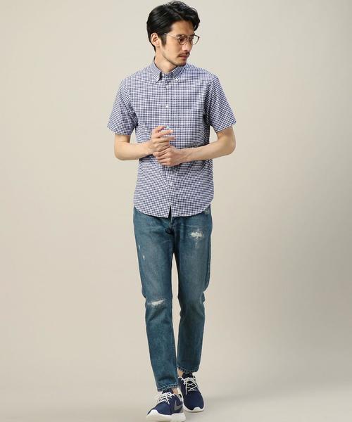BEAUTY&YOUTH UNITED ARROWS(ビューティーアンドユースユナイテッドアローズ)の「BY オックスフォード ギンガムチェック ボタンダウンシャツ◆(シャツ/ブラウス・メンズ・ブラック/ロイヤルブルー・X-LARGE/LARGE/X-SMALL/SMALL/MEDIUM)」の14枚目の写真