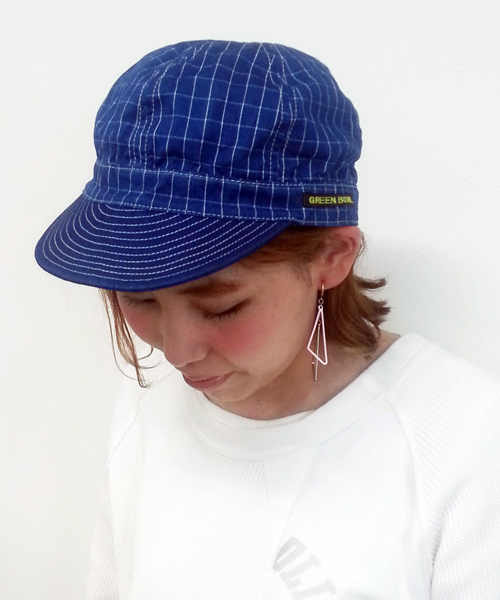 GREEN BOWL（グリーンボウル）の「GREEN BOWL Buddy Work Cap/グリーンボウルバディワークキャップ（キャップ・メンズ・ベージュ/ネイビー/インディゴブルー/ブルー系その他/ブルー系その他2/ライトブラウン/ライトカーキ/ブラウン系その他/ベージュ系その他・FREE）」の9枚目の写真