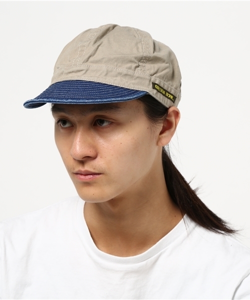 GREEN BOWL（グリーンボウル）の「GREEN BOWL Buddy Work Cap/グリーンボウルバディワークキャップ（キャップ・メンズ・ベージュ/ネイビー/インディゴブルー/ブルー系その他/ブルー系その他2/ライトブラウン/ライトカーキ/ブラウン系その他/ベージュ系その他・FREE）」の10枚目の写真