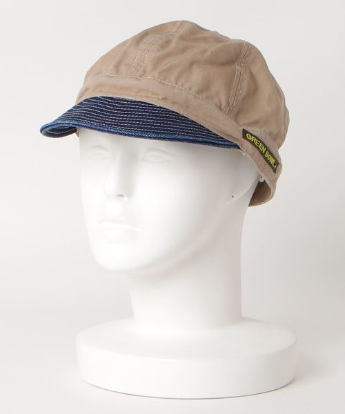 GREEN BOWL（グリーンボウル）の「GREEN BOWL Buddy Work Cap/グリーンボウルバディワークキャップ（キャップ・メンズ・ベージュ/ネイビー/インディゴブルー/ブルー系その他/ブルー系その他2/ライトブラウン/ライトカーキ/ブラウン系その他/ベージュ系その他・FREE）」の15枚目の写真