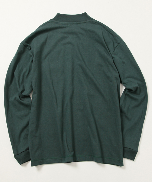 AMERICAN RAG CIE（アメリカンラグシー）の「アメリカンコットン モックネック 長袖 Tシャツ（Tシャツ/カットソー・メンズ・ベージュ/ダークグリーン/ホワイト/ダークネイビー・3/1/2）」の21枚目の写真