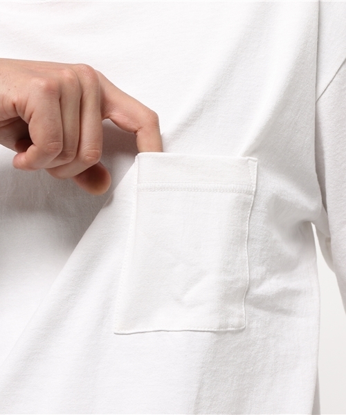 AMERICAN RAG CIE（アメリカンラグシー）の「アメリカンコットン モックネック 長袖 Tシャツ（Tシャツ/カットソー・メンズ・ベージュ/ダークグリーン/ホワイト/ダークネイビー・3/1/2）」の10枚目の写真