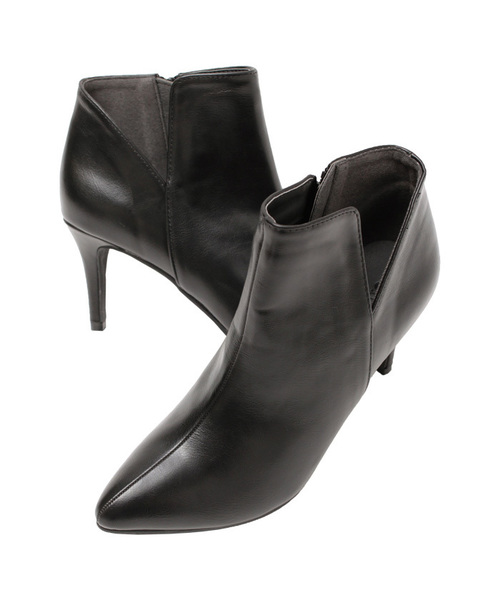 titivate（ティティベイト）の「ｻｲﾄﾞｶｯﾄｱｳﾄｱﾝｸﾙﾌﾞｰﾂ（ブーツ・レディース・キャメル/ブラック系その他/ブラック・L/M/LL/S）」の8枚目の写真