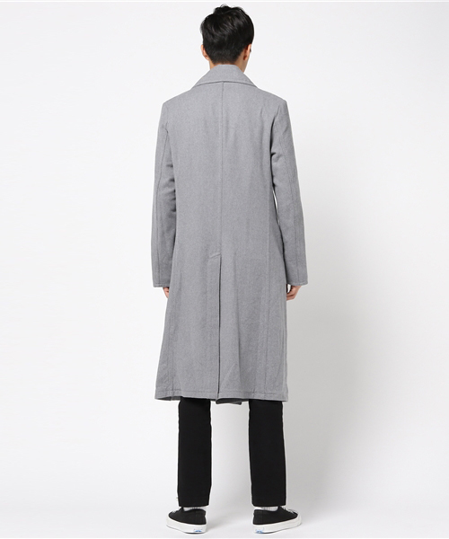 HYSTERIC GLAMOUR（ヒステリックグラマー）の「ロングP-CO（ピーコート・メンズ・インディゴブルー/グレー・SMALL/MEDIUM/LARGE）」の15枚目の写真