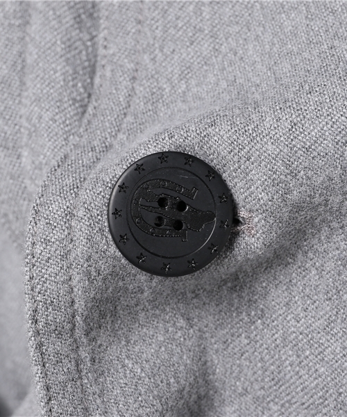 HYSTERIC GLAMOUR（ヒステリックグラマー）の「ロングP-CO（ピーコート・メンズ・インディゴブルー/グレー・SMALL/MEDIUM/LARGE）」の7枚目の写真