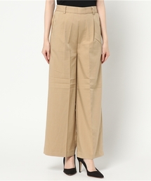 KOBE LETTUCE | [ロング丈]ベルトループ付き！ウエストバックゴムワイドパンツ/レディース/ガウチョ/神戸レタス[M1664](その他パンツ)