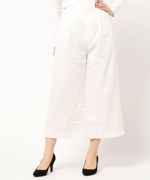 KOBE LETTUCE(コウベレタス)の「着丈が選べるイージーワイドフレアパンツ【セットアップOK】(その他パンツ・レディース・ボルドー/グレー/ブラック/テラコッタ/ベージュ/ネイビー/ストライプ/ライトグレー/ピンク/オフホワイト/その他1/ライトカーキ/ブルー系その他/イエロー/ブラック系その他/ブラウン系その他/ブルー/グレー系その他/その他2/カーキ/ブルー系その他3/ピンク系その他/グリーン系その他/ブルー系その他2/レッド系その他/ホワイト系その他/ブラック系その他3/ベージュ系その他/グレー系その他2/ブラック系その他2/ベージュ系その他2/クリーム/パープル/パープル系その他/ブラウン系その他2/グリーン系その他2/グリーン系その他3/グリーン系その他4/グリーン系その他5/ブラック系その他5/ブラウン系その他3/ブラック系その他4/ベージュ系その他3/ブルー系その他4/グレー系その他3/オレンジ系その他/モカ/ベージュ系その他4/ブラウン系その他4/ブラウン系その他5/ブルー系その他5/ブルー系その他6/ピンク系その他3/ピンク系その他4/ピンク系その他2/ベージュ系その他5/ベージュ系その他6/ホワイト系その他2・FREE)」の4枚目の写真