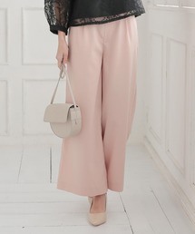 着丈が選べるイージーワイドフレアパンツ【セットアップOK】