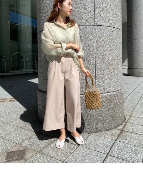 セール】着丈が選べるイージーワイドフレアパンツ【セットアップ
