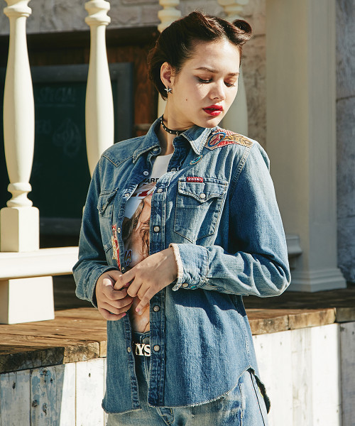 HYSTERIC GLAMOUR（ヒステリックグラマー）の「PWR加工デニム 長袖 