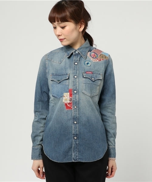 HYSTERIC GLAMOUR（ヒステリックグラマー）の「PWR加工デニム 長袖 