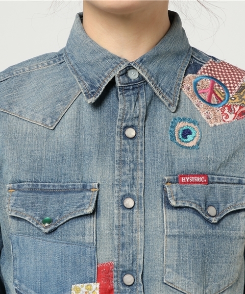HYSTERIC GLAMOUR（ヒステリックグラマー）の「PWR加工デニム 長袖 