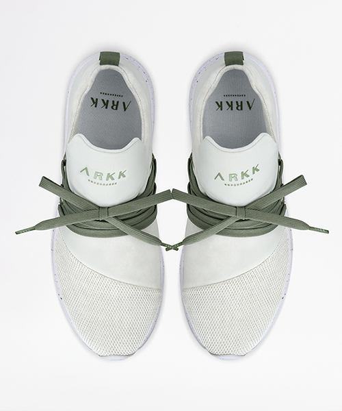 ESTNATION（エストネーション）の「ARKK Copenhagen "Raven S-E15"（スニーカー・メンズ・ホワイト×グリーン/ブラック・39/41/40/38/43/42/44/36/37）」の6枚目の写真