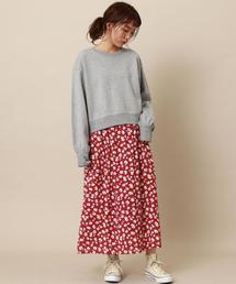 Another Edition | 【WEB限定】ウラケトップス×フラワープリントスカート(ワンピース)