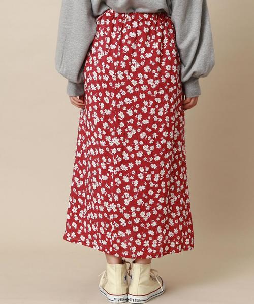 Another Edition(アナザーエディション)の「【WEB限定】ウラケトップス×フラワープリントスカート(ワンピース・レディース・グレー/ナチュラル・FREE)」の20枚目の写真