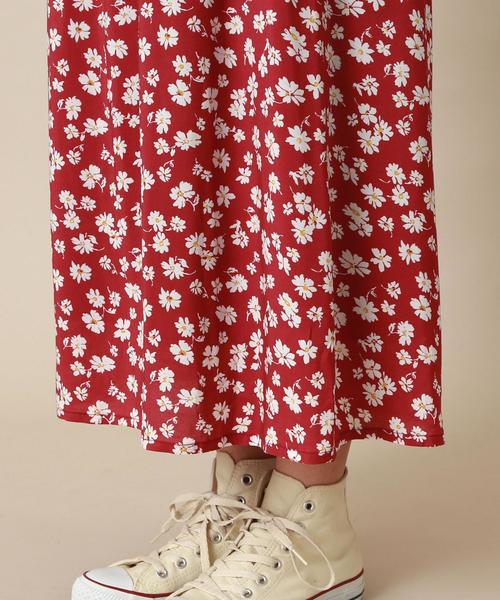 Another Edition(アナザーエディション)の「【WEB限定】ウラケトップス×フラワープリントスカート(ワンピース・レディース・グレー/ナチュラル・FREE)」の13枚目の写真