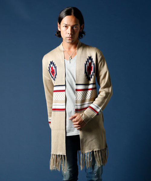 JACKROSE（ジャックローズ）の「オルテガフリンジロングカーデ（カーディガン/ボレロ）」 WEAR