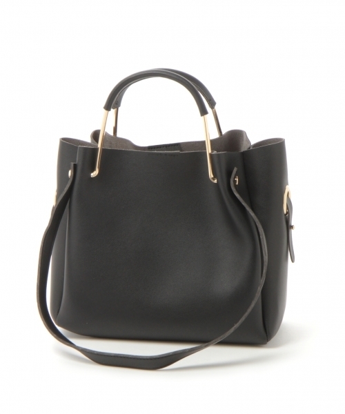 BLISS POINT(ブリスポイント)の「レザータッチ4WAYBAG/780026(トートバッグ・レディース・ライトグレー/ブラック/ベージュ/ピンク/ライトブルー/ライトベージュ/ホワイト・ONE SIZE)」の21枚目の写真