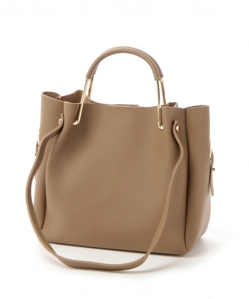 BLISS POINT(ブリスポイント)の「レザータッチ4WAYBAG/780026(トートバッグ・レディース・ライトグレー/ブラック/ベージュ/ピンク/ライトブルー/ライトベージュ/ホワイト・ONE SIZE)」の19枚目の写真