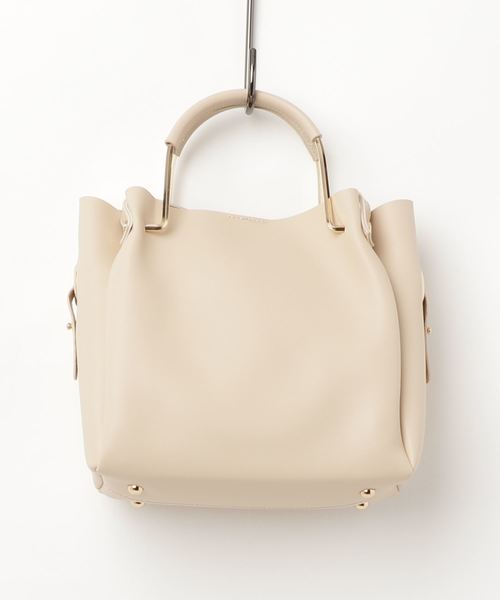 BLISS POINT(ブリスポイント)の「レザータッチ4WAYBAG/780026(トートバッグ・レディース・ライトグレー/ブラック/ベージュ/ピンク/ライトブルー/ライトベージュ/ホワイト・ONE SIZE)」の5枚目の写真