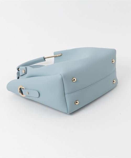 BLISS POINT(ブリスポイント)の「レザータッチ4WAYBAG/780026(トートバッグ・レディース・ライトグレー/ブラック/ベージュ/ピンク/ライトブルー/ライトベージュ/ホワイト・ONE SIZE)」の11枚目の写真