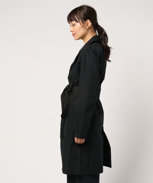 HYSTERICSヒステリックスブラックダブルブレストロングコート HYSTERICSヒステリックスブラックダブルブレストロングコート