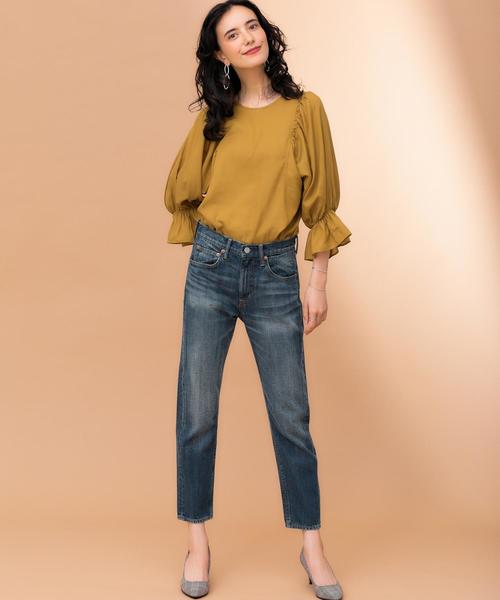 green label relaxing（グリーンレーベルリラクシング）の「◆SC SIGNATURE デニム パンツ（デニムパンツ・レディース・コバルトブルー/ネイビー/ライトブルー・38/46/36/40/34/42/44）」の9枚目の写真