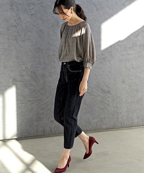 green label relaxing（グリーンレーベルリラクシング）の「◆SC SIGNATURE デニム パンツ（デニムパンツ・レディース・コバルトブルー/ネイビー/ライトブルー・38/46/36/40/34/42/44）」の19枚目の写真