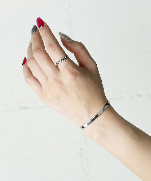 Jewel closet by L&Co.(ジュエルクローゼットバイエルアンドコー)の「SV925 チェーンリング(リング・レディース・シルバー・#13/#9/#11)」の3枚目の写真