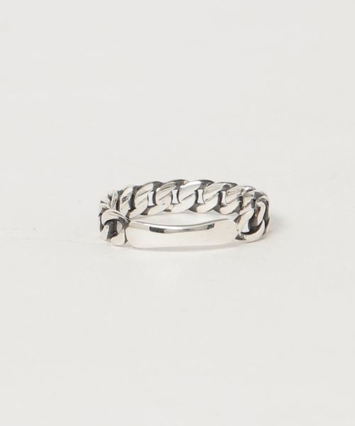 Jewel closet by L&Co.(ジュエルクローゼットバイエルアンドコー)の「SV925 チェーンリング(リング・レディース・シルバー・#13/#9/#11)」の2枚目の写真