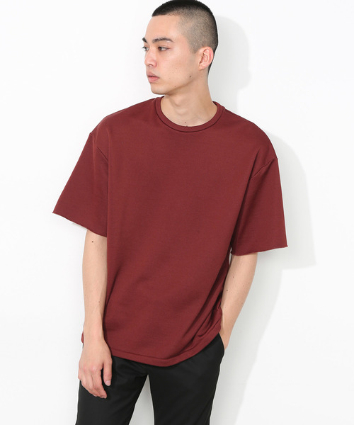 ADAM ET ROPE'(アダムエロペ)の「ONOメリヤス カットオフスリーブT(スウェット・メンズ・ブラック/サックスブルー/グリーン/キナリ/レッド系その他4・M/L)」の5枚目の写真