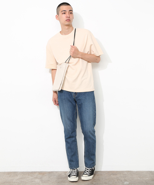 ADAM ET ROPE'(アダムエロペ)の「ONOメリヤス カットオフスリーブT(スウェット・メンズ・ブラック/サックスブルー/グリーン/キナリ/レッド系その他4・M/L)」の7枚目の写真