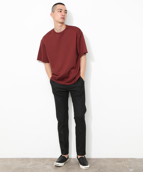 ADAM ET ROPE'(アダムエロペ)の「ONOメリヤス カットオフスリーブT(スウェット・メンズ・ブラック/サックスブルー/グリーン/キナリ/レッド系その他4・M/L)」の10枚目の写真