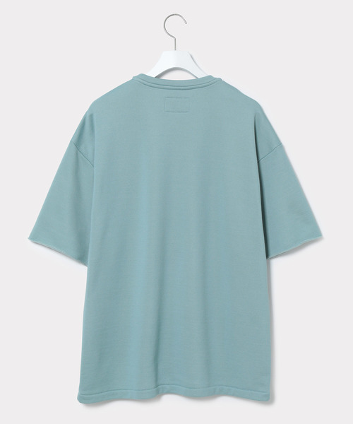 ADAM ET ROPE'(アダムエロペ)の「ONOメリヤス カットオフスリーブT(スウェット・メンズ・ブラック/サックスブルー/グリーン/キナリ/レッド系その他4・M/L)」の12枚目の写真