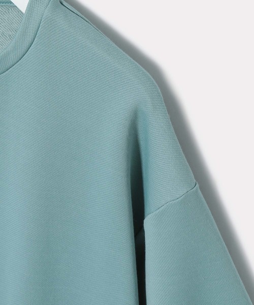 ADAM ET ROPE'(アダムエロペ)の「ONOメリヤス カットオフスリーブT(スウェット・メンズ・ブラック/サックスブルー/グリーン/キナリ/レッド系その他4・M/L)」の14枚目の写真