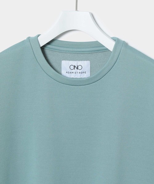 ADAM ET ROPE'(アダムエロペ)の「ONOメリヤス カットオフスリーブT(スウェット・メンズ・ブラック/サックスブルー/グリーン/キナリ/レッド系その他4・M/L)」の13枚目の写真