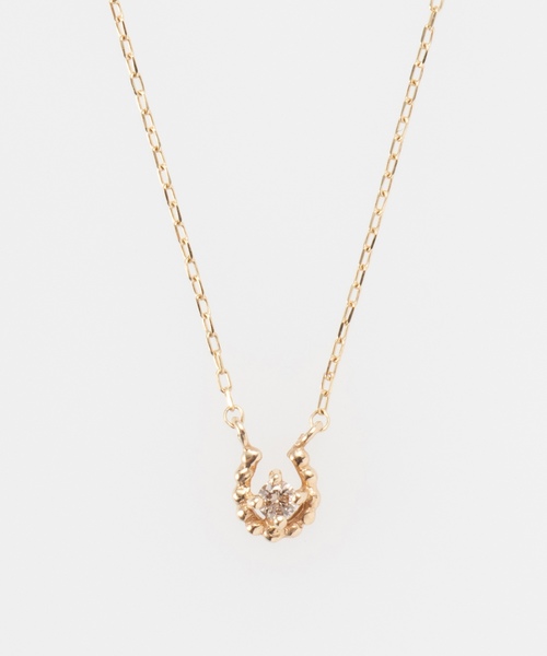 Phoebe（フィービィー）の「<ラストワン>【K10】ホースシューネックレス（ネックレス・レディース・ゴールド/その他3/その他2/その他1・FREE）」の2枚目の写真