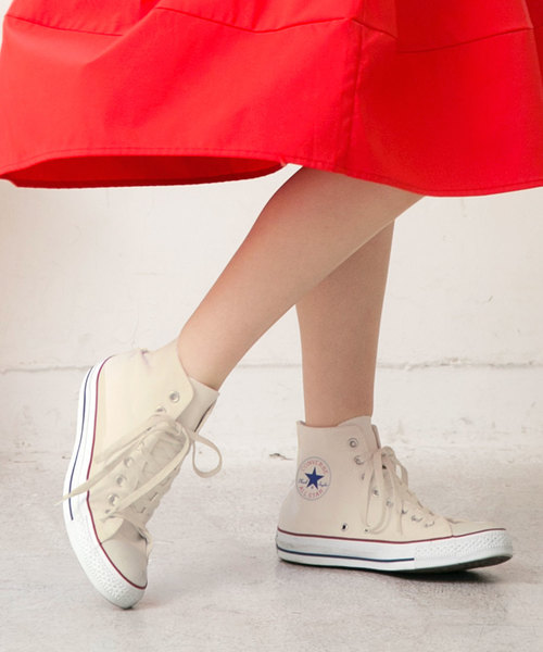 CONVERSE(コンバース)の「【CONVERSE】CANVAS ALLSTAR Hi コンバースオールスターキャンバスハイカットスニーカー(スニーカー・レディース・ホワイト/チャコールグレー/ブラック/レッド/ホワイト系その他・LL/S/M/L)」の8枚目の写真