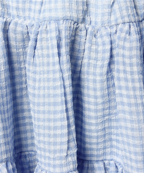 WC（ダブル シー）の「wc/ギンガムチェック　スカート（スカート・レディース・イエロー/ブルー・FREE）」の7枚目の写真