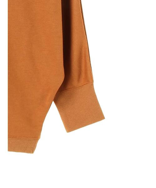 Editt by YECCA VECCA（エディットバイイェッカヴェッカ）の「・変型ネックドルマンプルオーバー（Tシャツ/カットソー・レディース・杢グレー/キャメル/ダークネイビー・FREE）」の17枚目の写真