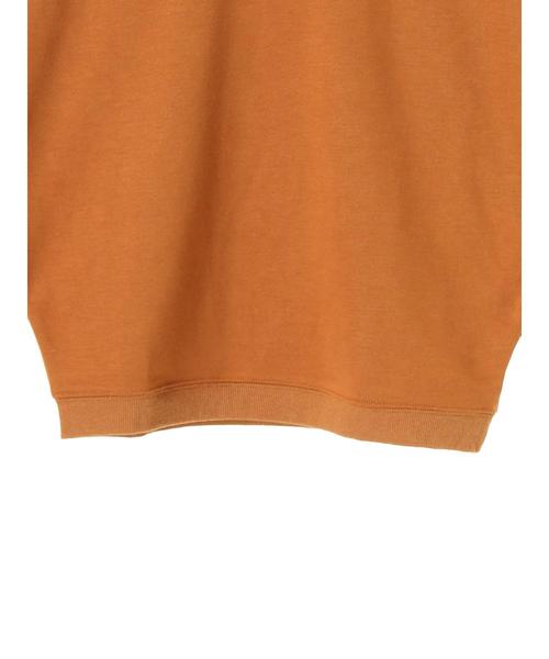 Editt by YECCA VECCA（エディットバイイェッカヴェッカ）の「・変型ネックドルマンプルオーバー（Tシャツ/カットソー・レディース・杢グレー/キャメル/ダークネイビー・FREE）」の18枚目の写真