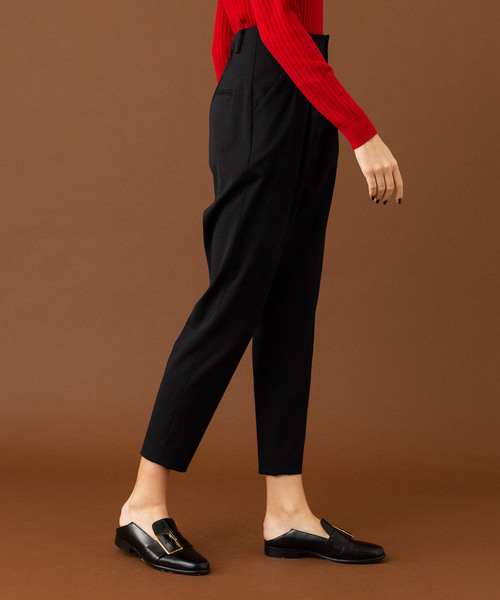 UNITED TOKYO（ユナイテッドトウキョウ）の「ハイスペックウーリーテーパード（その他パンツ・レディース・ブラック/ライトグレー/バーガンディー・1/2/3）」の6枚目の写真