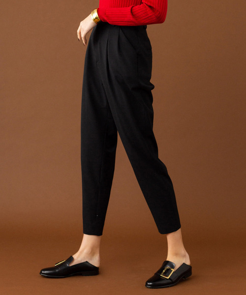 UNITED TOKYO（ユナイテッドトウキョウ）の「ハイスペックウーリーテーパード（その他パンツ・レディース・ブラック/ライトグレー/バーガンディー・1/2/3）」の10枚目の写真